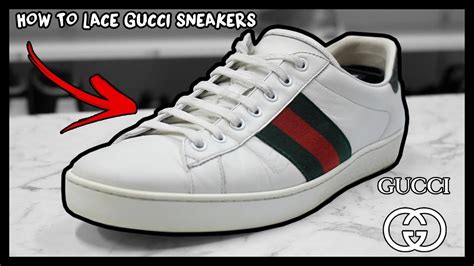 best way to lace gucci ace|factory lace gucci ace shoes.